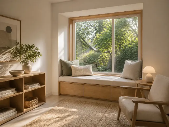 Warm Afternoon Reading Nook Listing Photo