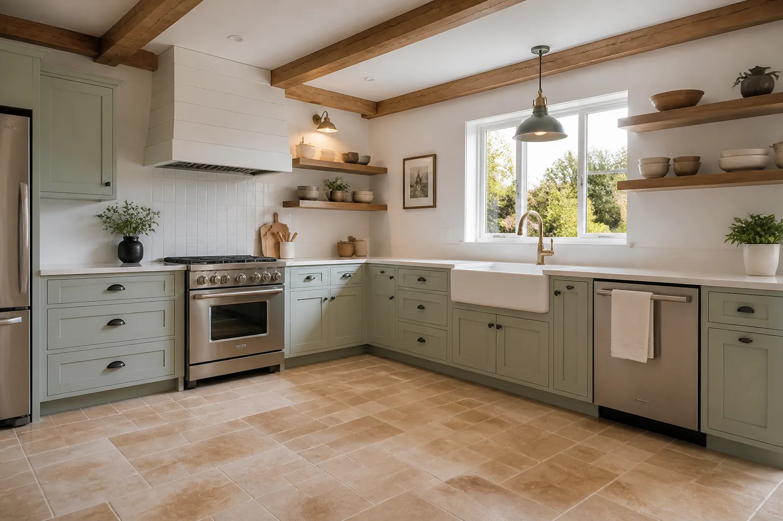 Warm Farmhouse Kitchen Listing Photo