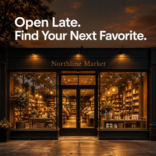 Warm Retail Storefront Instagram Post