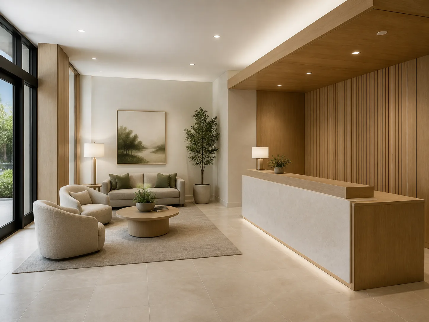 Welcoming Apartment Lobby Listing Photo