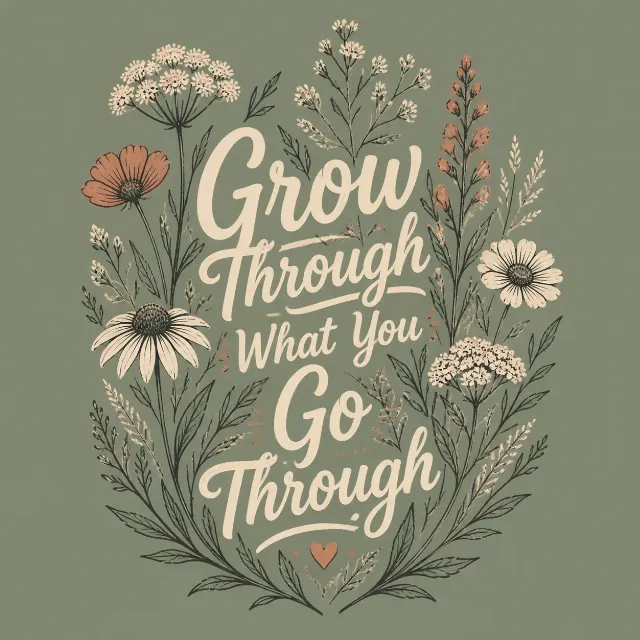 Wildflower Botanical T-Shirt Design