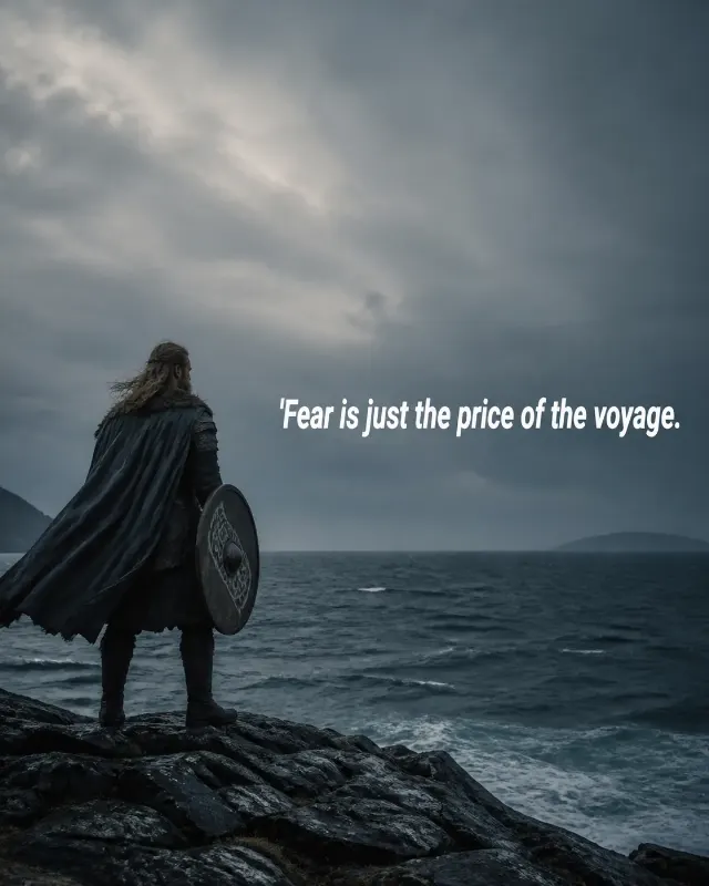 Windswept Viking Warrior Quote Post