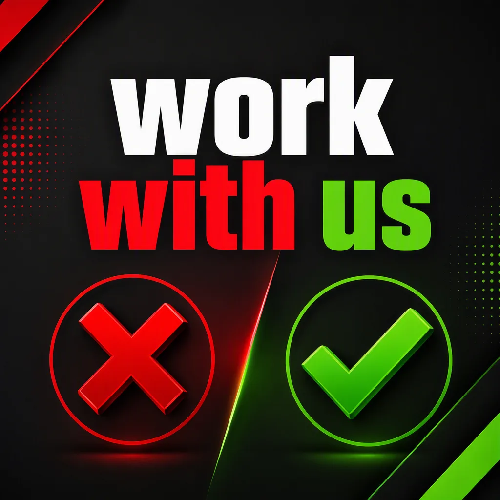 Work With Us Sales Instagram Ad