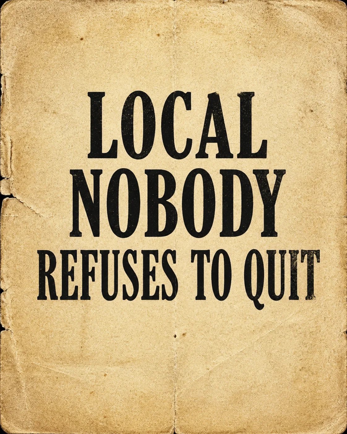Yellowed Newspaper Headline Graphic