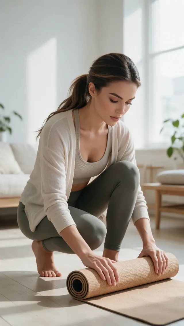 Yoga Lifestyle Living Room Portrait