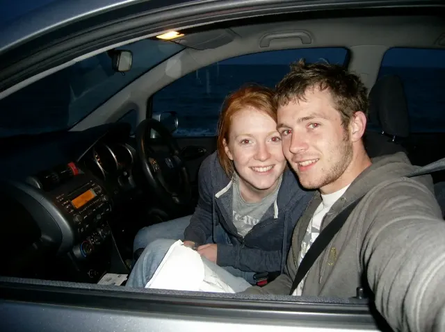2000s Flash Selfie By The Sea