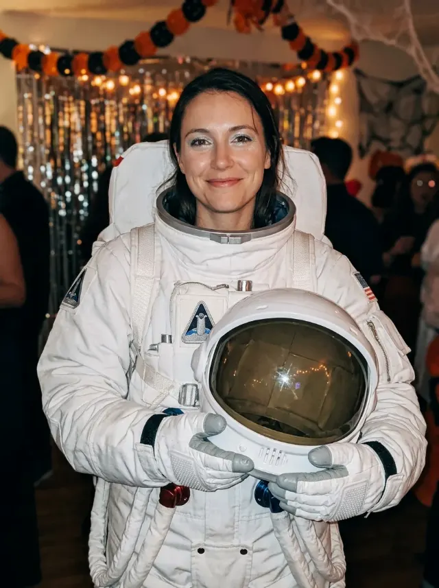 Astronaut Halloween Costume Portrait