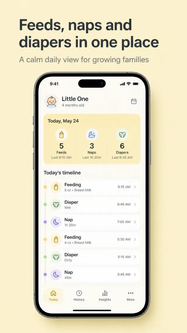 Baby Tracker App Store Screenshot