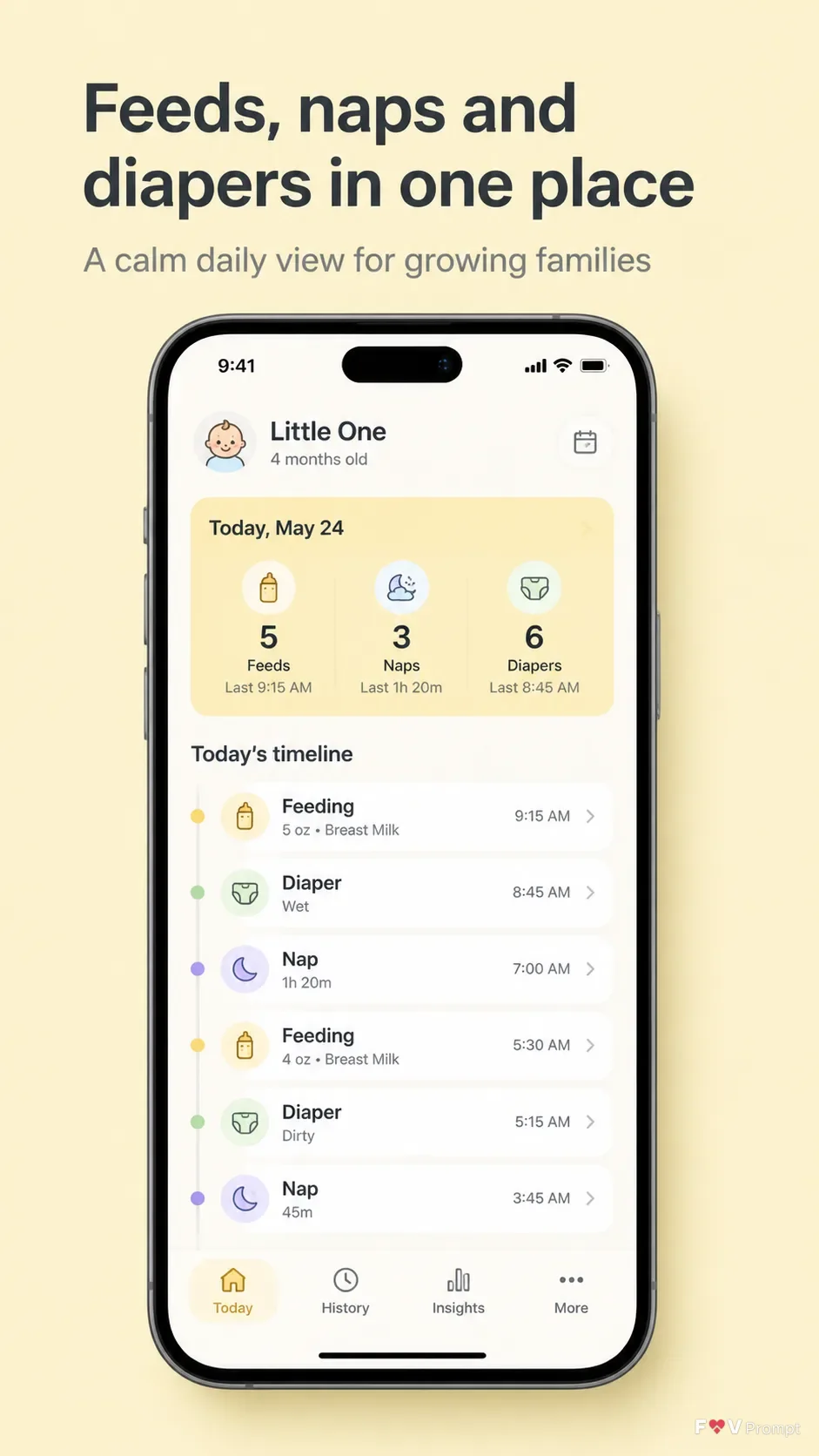 Baby Tracker App Store Screenshot