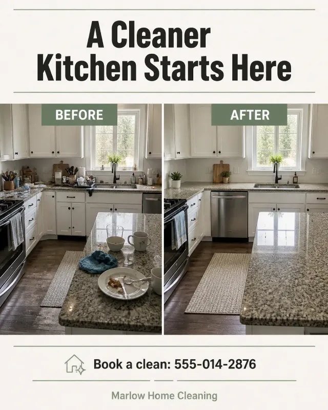 Before And After Kitchen Cleaning Post