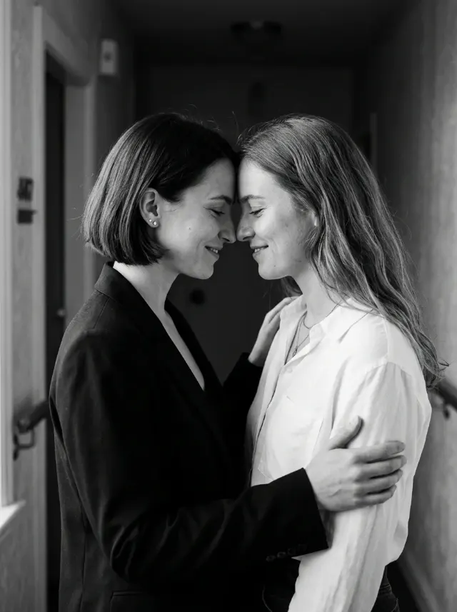 Black And White Couple Editorial