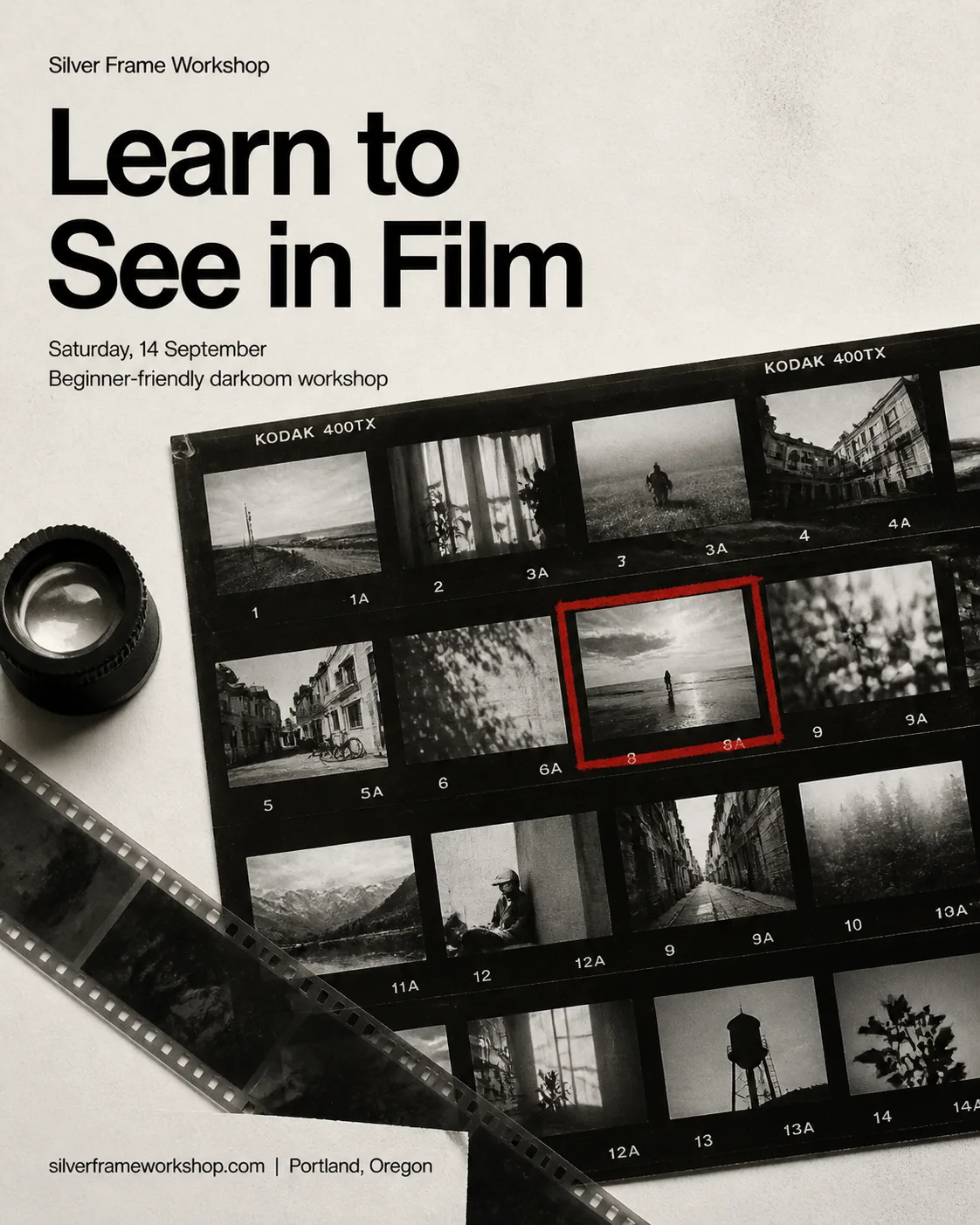 Black And White Film Workshop Instagram Post