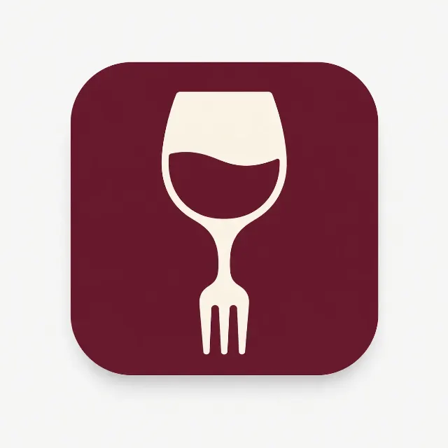 Burgundy Wine Pairing App Icon