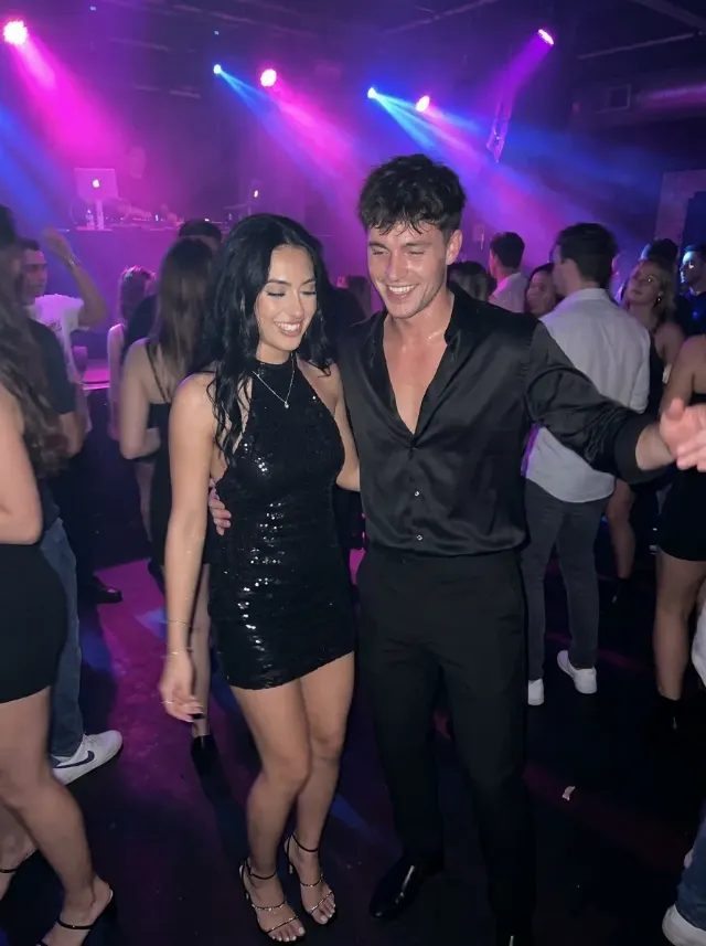 Candid Nightclub Couple Dance Photo
