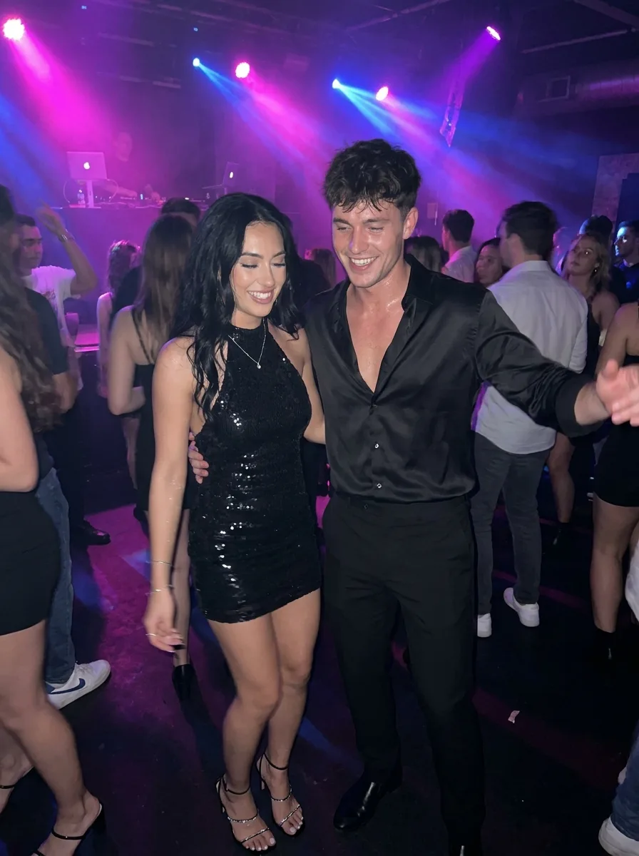 Candid Nightclub Couple Dance Photo