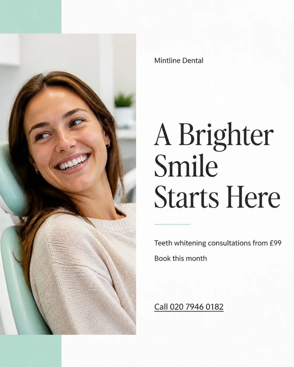 Clean Teeth Whitening Instagram Post