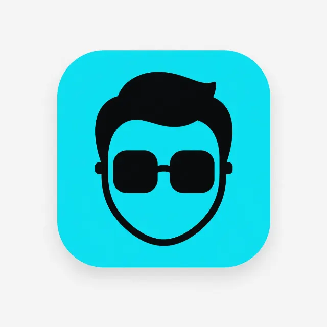 Cyan AR Filters Face App Icon