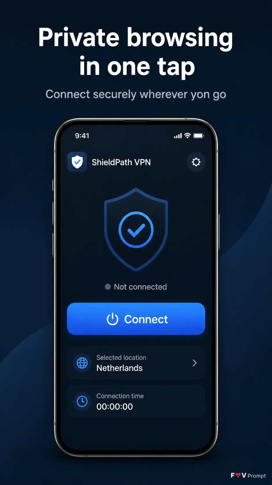 Dark VPN App Store Screenshot