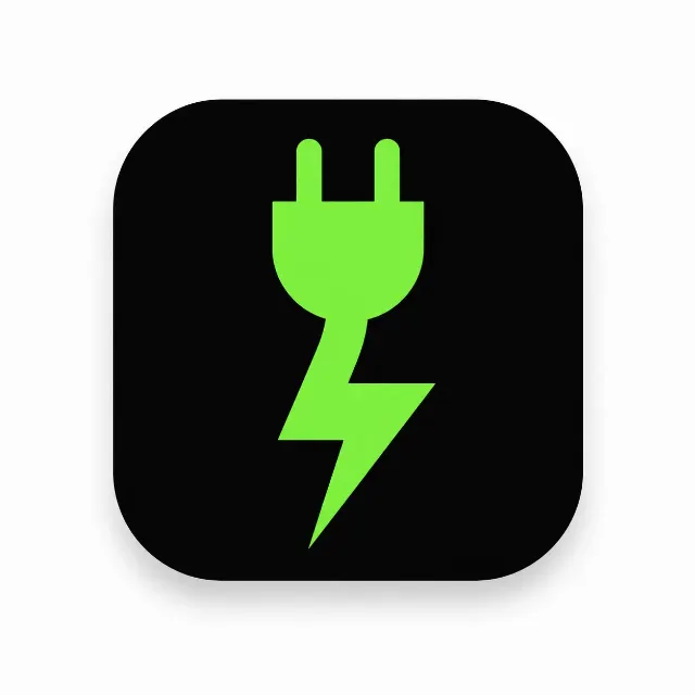 Electric Vehicle Charging App Icon