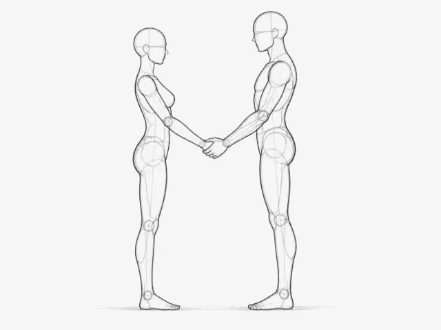 Face To Face Couple Pose Reference