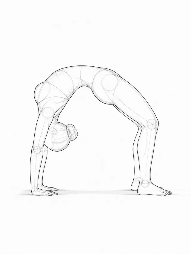 Female Backbend Bridge Pose Reference