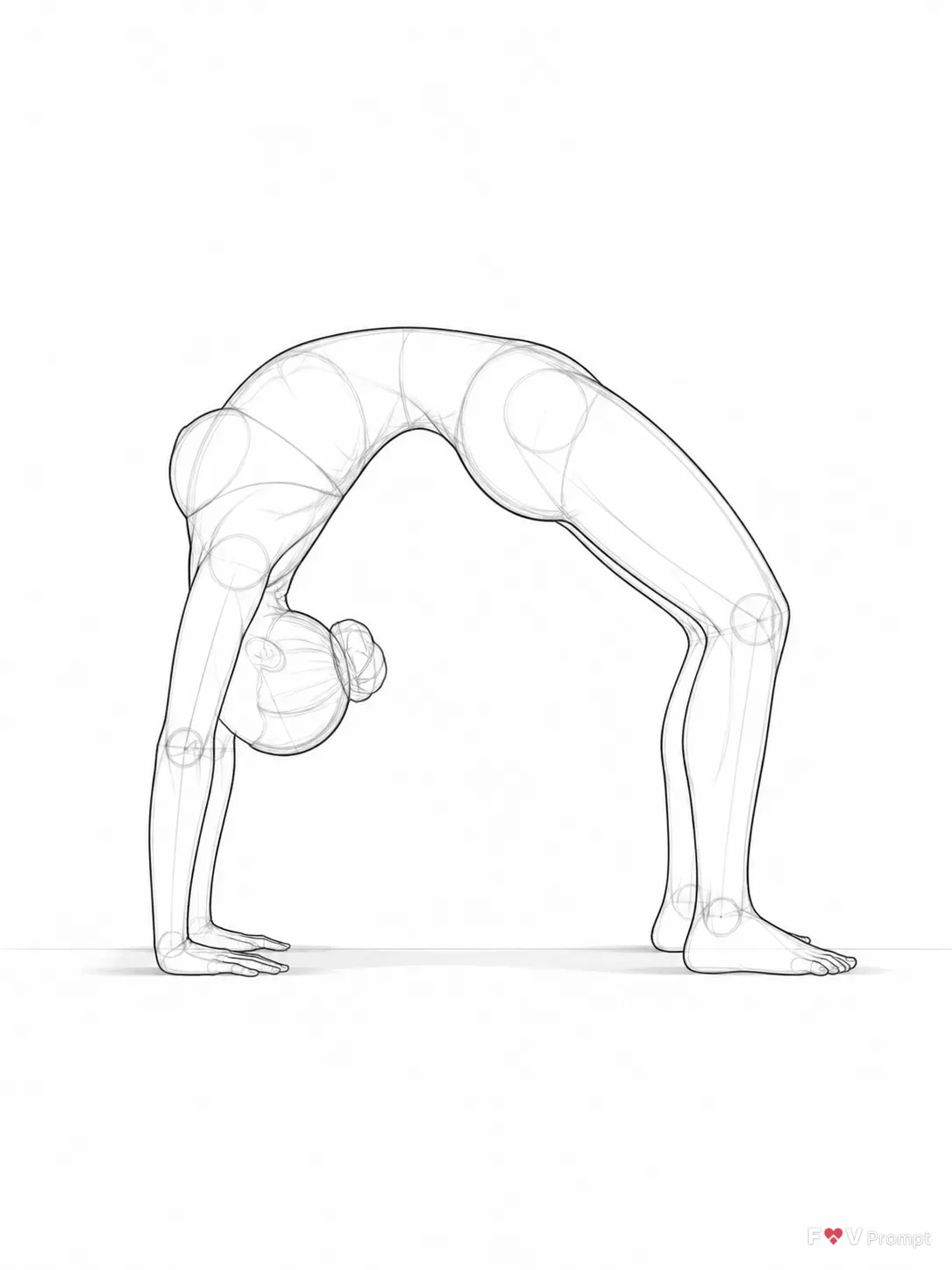 Female Backbend Bridge Pose Reference