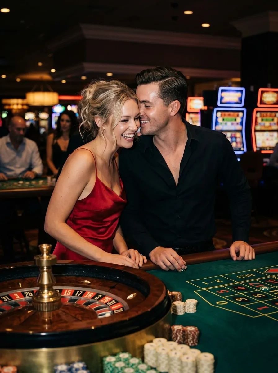 Flash Casino Roulette Couple Photo