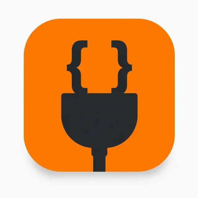 Flat API Client Plug App Icon