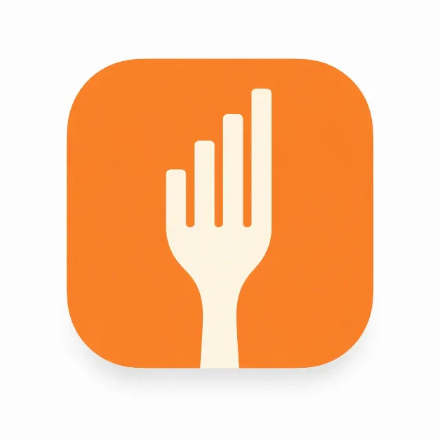 Flat Calorie Counter App Icon