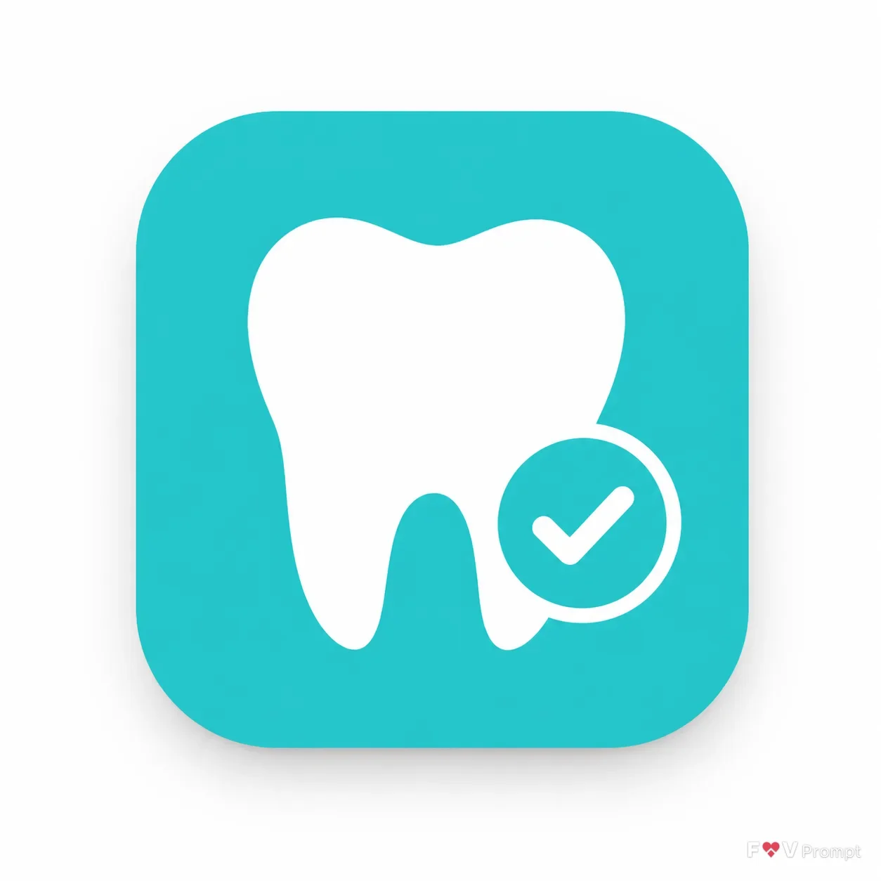 Flat Dentist Booking App Icon