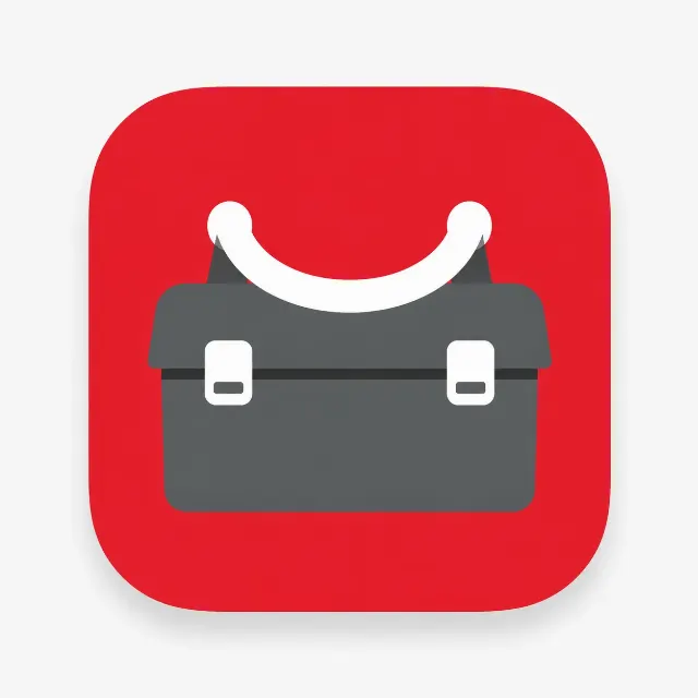 Flat Handyman Toolbox App Icon