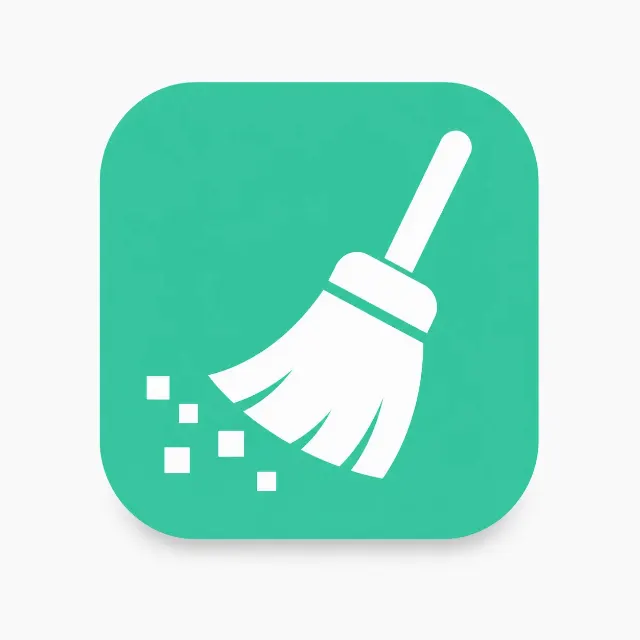 Flat Phone Cleaner App Icon