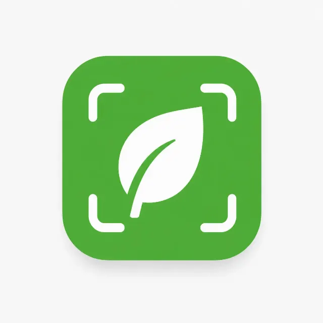 Flat Plant Identifier App Icon