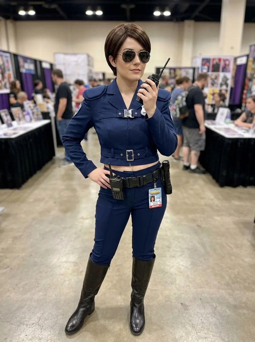 Futuristic Officer Convention Cosplay Photo