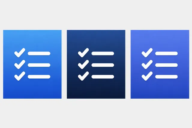 Gradient To-Do List App Icon