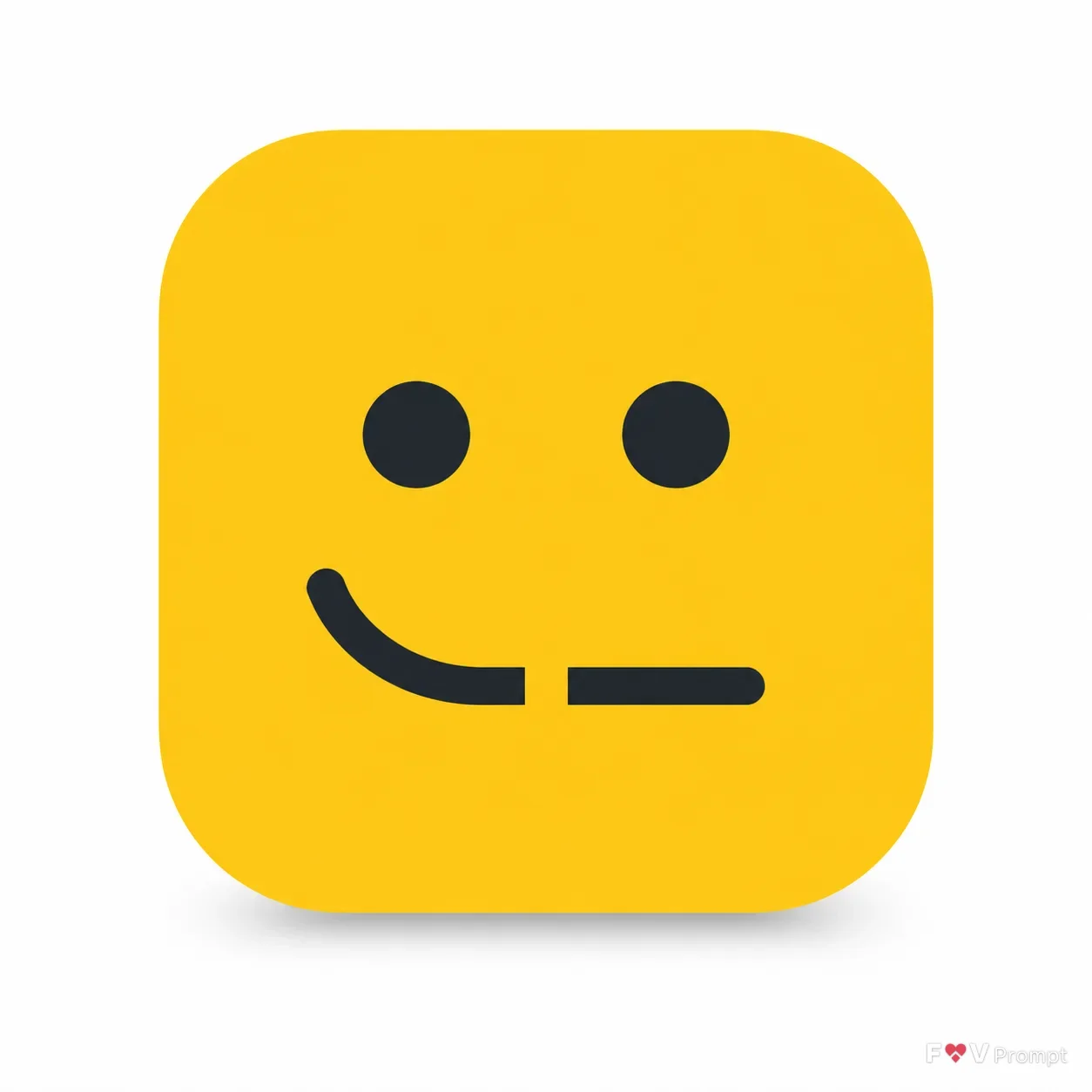 Half-Smile Mood Tracker App Icon