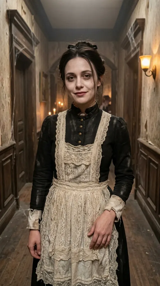 Haunted Mansion Maid Costume Portrait