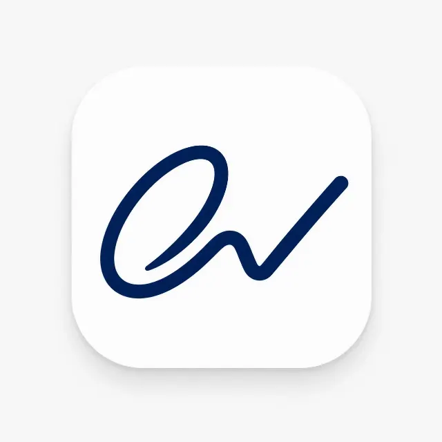 Ink Blue E-Signature App Icon