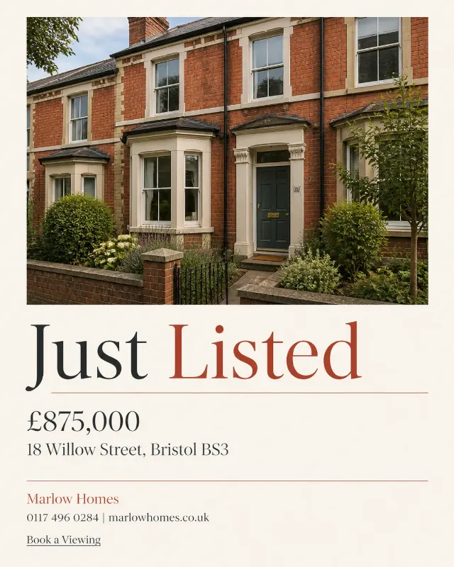 Just Listed Brick Townhouse Instagram Post