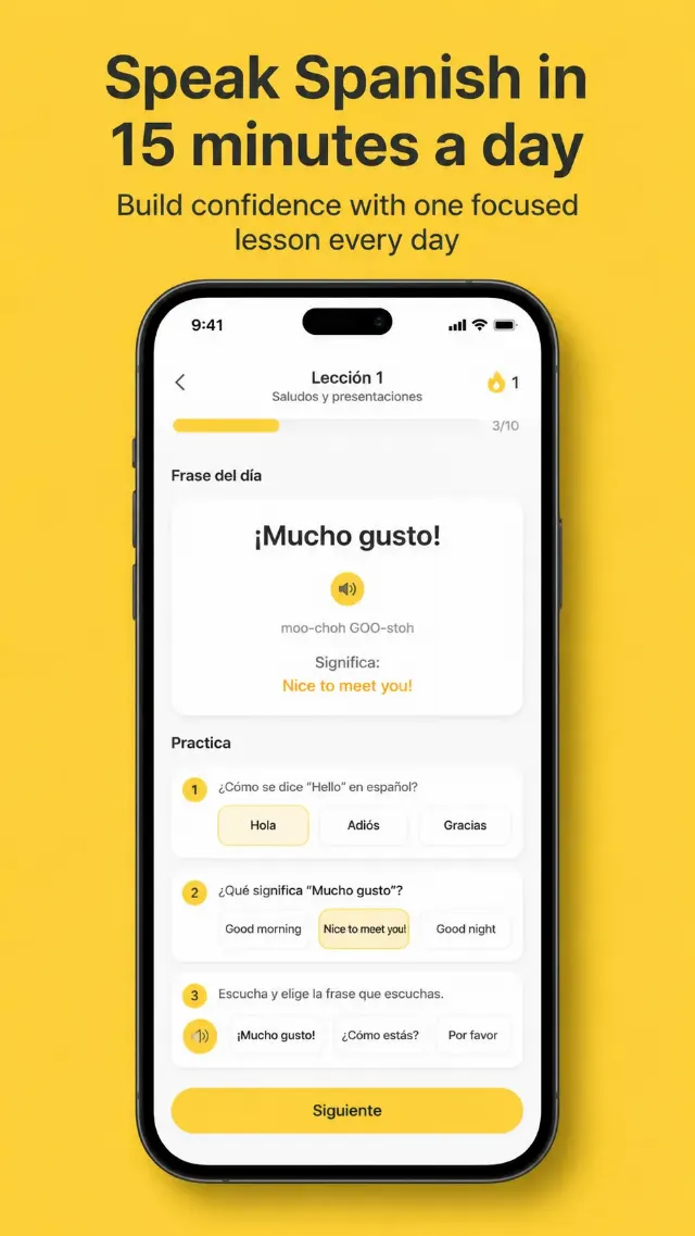 Language Learning App Store Screenshot