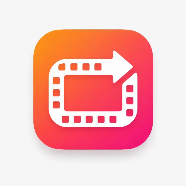 Looping Film Frame GIF App Icon