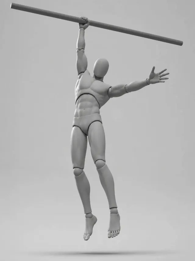 Low Angle One-Handed Bar Hang Reference