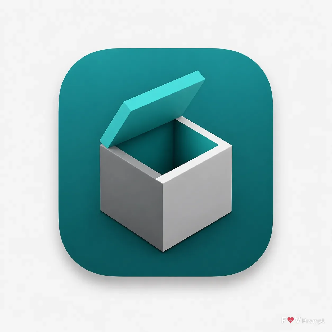Low-Poly 3D Modeling App Icon