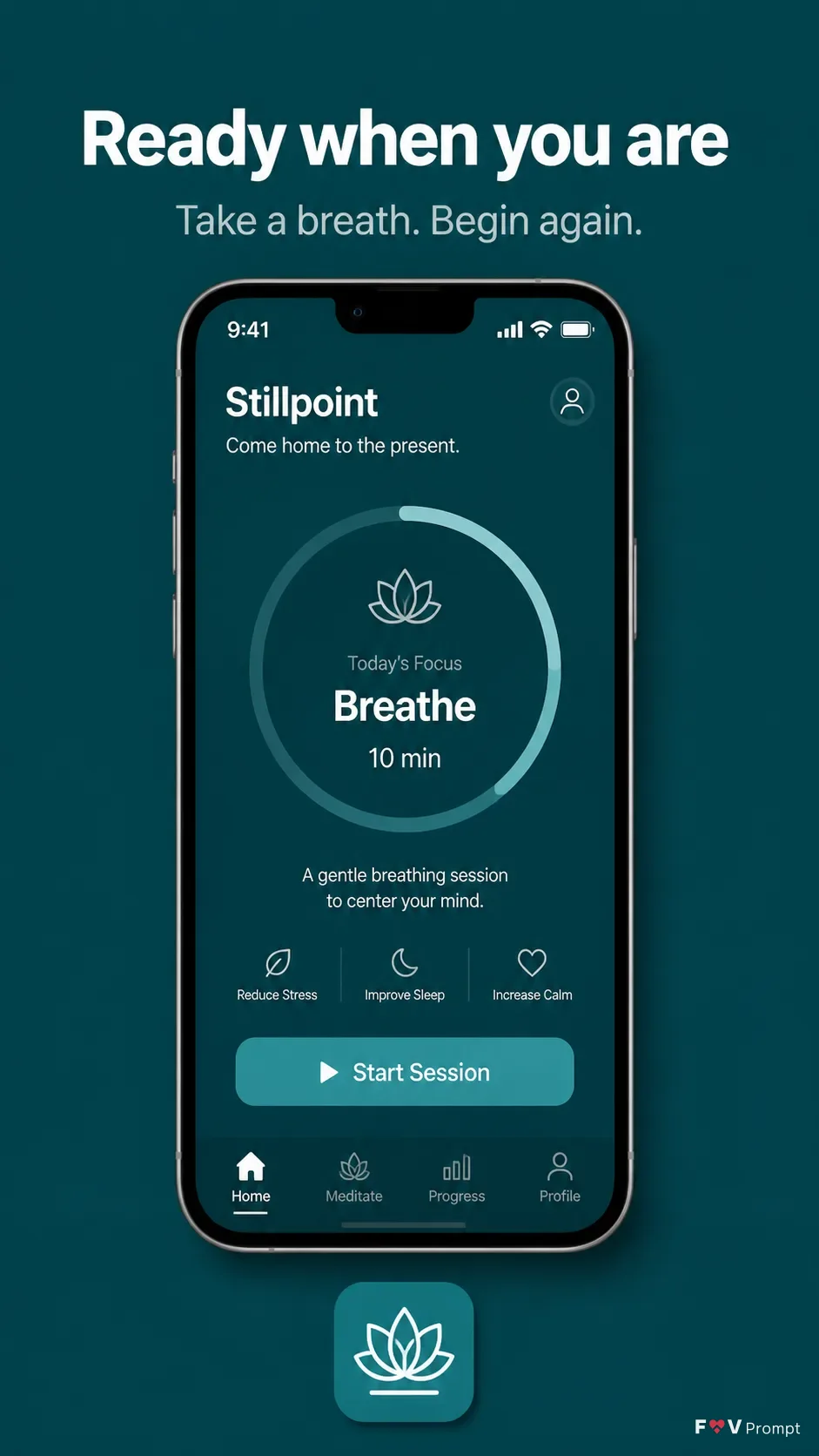 Meditation App Store Closing Screen