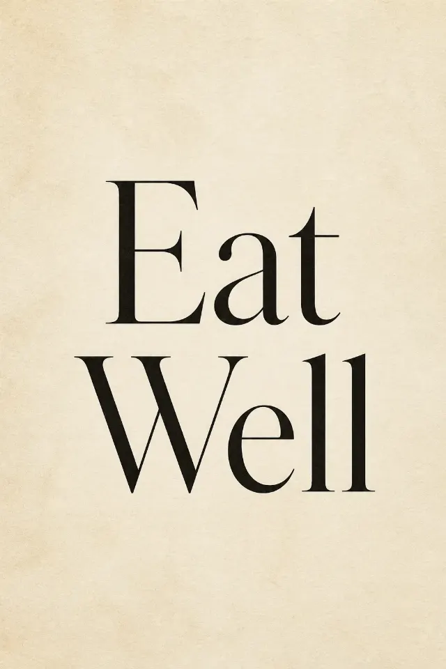 Minimal Kitchen Typography Wall Art