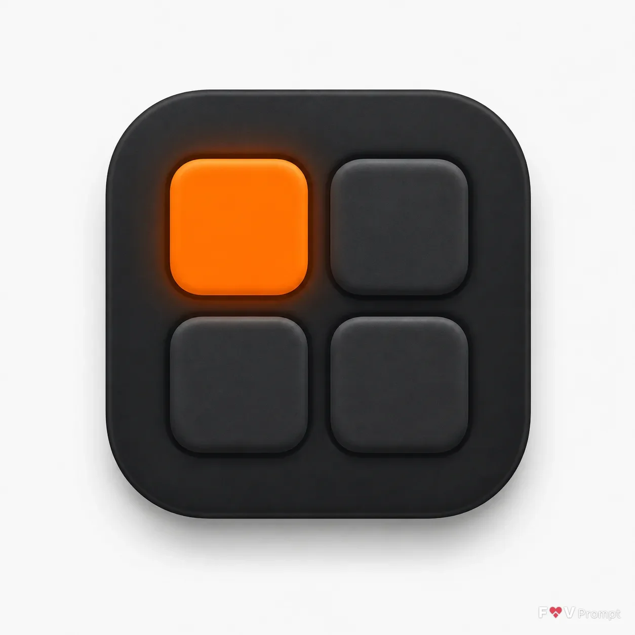 Neumorphic Drum Machine App Icon