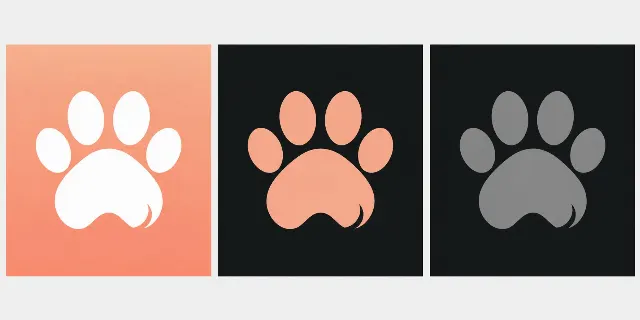 Peach Gradient Pet Care App Icon