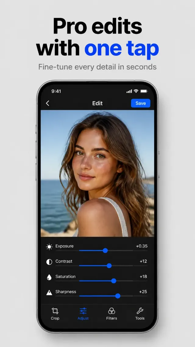 Photo Editor App Store Screenshot