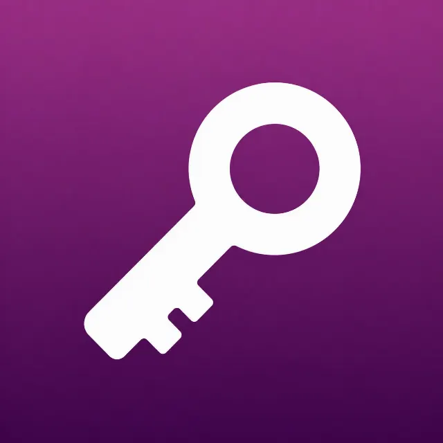 Plum Gradient Password Manager Icon