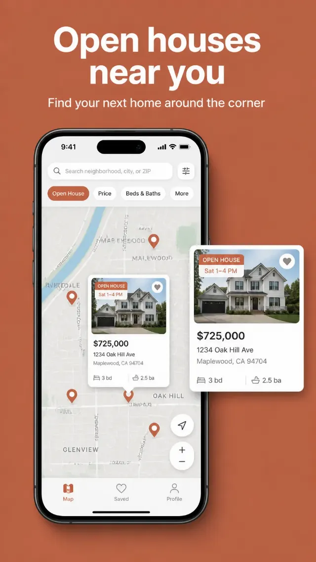 Real Estate Open House App Screenshot
